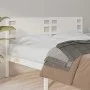 Kopfteil aus massivem weißem Kiefernholz, 141 x 4 x 100 cm von , Kopf- und Fußteile - Ref: Foro24-818766, Preis: 62,02 €, Rab...