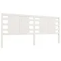 Kopfteil aus massivem weißem Kiefernholz, 141 x 4 x 100 cm von , Kopf- und Fußteile - Ref: Foro24-818766, Preis: 62,02 €, Rab...