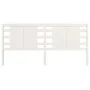Kopfteil aus massivem weißem Kiefernholz, 141 x 4 x 100 cm von , Kopf- und Fußteile - Ref: Foro24-818766, Preis: 62,02 €, Rab...