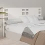 Kopfteil aus massivem weißem Kiefernholz, 141 x 4 x 100 cm von , Kopf- und Fußteile - Ref: Foro24-818766, Preis: 62,02 €, Rab...