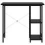Computertisch aus MDF und schwarzem Metall, 80 x 40 x 72 cm von , Schreibtische - Ref: Foro24-20554, Preis: 69,30 €, Rabatt: %