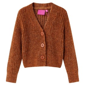 Kinder-Strickjacke in der Farbe Cognac 92 von , Kinder-T-Shirts - Ref: Foro24-14947, Preis: 13,48 €, Rabatt: %