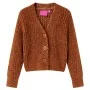 Cognacfarbene Kinder-Strickjacke 140 von , Kinder-T-Shirts - Ref: Foro24-14951, Preis: 13,36 €, Rabatt: %