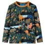 Dark green long-sleeved children's pajamas 140 by , Children's pajamas - Ref: Foro24-13368, Price: 19,95 €, Discount: %