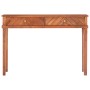 Mesa consola de madera maciza de acacia 110x40x76 cm en Mesas auxiliares | Comprar online en Foro24