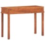 Mesa consola de madera maciza de acacia 110x40x76 cm en Mesas auxiliares | Comprar online en Foro24