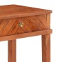 Mesa consola de madera maciza de acacia 110x40x76 cm en Mesas auxiliares | Comprar online en Foro24