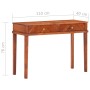 Mesa consola de madera maciza de acacia 110x40x76 cm en Mesas auxiliares | Comprar online en Foro24