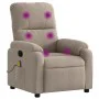 Massagesessel aus taupegrauem Mikrofaserstoff von , Sessel - Ref: Foro24-373456, Preis: 269,65 €, Rabatt: %