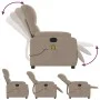 Massagesessel aus taupegrauem Mikrofaserstoff von , Sessel - Ref: Foro24-373456, Preis: 269,65 €, Rabatt: %