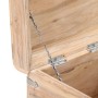 Baúl de madera maciza de acacia 40x40x40 cm en Baúles de almacenamiento | Comprar online en Foro24