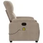 Massagesessel aus taupegrauem Mikrofaserstoff von , Sessel - Ref: Foro24-373456, Preis: 269,65 €, Rabatt: %
