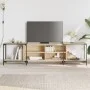 Mueble de TV madera de ingeniería roble Sonoma 203x37x50 cm de , Muebles TV - Ref: Foro24-837608, Precio: 81,18 €, Descuento: %