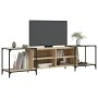 Mueble de TV madera de ingeniería roble Sonoma 203x37x50 cm de , Muebles TV - Ref: Foro24-837608, Precio: 81,18 €, Descuento: %