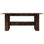 Esstisch aus geräuchertem Eichenholzwerkstoff, 180 x 90 x 76 cm von , Küchen- und Esstische - Ref: Foro24-838192, Preis: 137,...