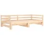 Sofá cama nido madera maciza de pino 90x200 cm de , Camas y somieres - Ref: Foro24-840141, Precio: 130,63 €, Descuento: %