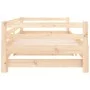 Sofá cama nido madera maciza de pino 90x200 cm de , Camas y somieres - Ref: Foro24-840141, Precio: 130,63 €, Descuento: %
