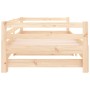 Trundle sofa bed solid pine wood 90x200 cm by , Beds and slatted bases - Ref: Foro24-840141, Price: 132,52 €, Discount: %