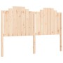 Estructura de cama con cabecero madera maciza 160x200 cm de , Camas y somieres - Ref: Foro24-3192306, Precio: 162,19 €, Descu...