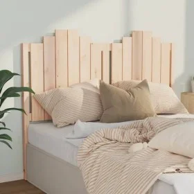 Cabecero de cama madera maciza de pino 146x4x110 cm de , Cabeceros y pies de cama - Ref: Foro24-818470, Precio: 64,55 €, Desc...