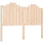 Cabecero de cama madera maciza de pino 146x4x110 cm de , Cabeceros y pies de cama - Ref: Foro24-818470, Precio: 64,55 €, Desc...