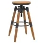 Küchenhocker 2 Einheiten aus massivem Tannenholz von vidaXL, Küchenhocker - Ref: Foro24-245782, Preis: 156,73 €, Rabatt: %