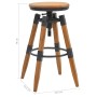 Küchenhocker 2 Einheiten aus massivem Tannenholz von vidaXL, Küchenhocker - Ref: Foro24-245782, Preis: 161,01 €, Rabatt: %