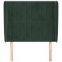 Kopfteil mit dunkelgrünen Samtohren 103x23x118/128cm von , Kopf- und Fußteile - Ref: Foro24-3118239, Preis: 94,89 €, Rabatt: %