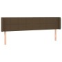 Kopfteil aus dunkelgrauem Stoff, 163 x 16 x 78/88 cm von , Kopf- und Fußteile - Ref: Foro24-3118777, Preis: 64,06 €, Rabatt: %