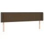 Kopfteil aus dunkelgrauem Stoff, 183 x 16 x 78/88 cm von , Kopf- und Fußteile - Ref: Foro24-3119023, Preis: 60,88 €, Rabatt: %