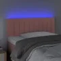 Rosa Samtkopfteil mit LED 80x5x78/88 cm von , Kopf- und Fußteile - Ref: Foro24-3121885, Preis: 41,02 €, Rabatt: %