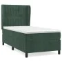 Box spring bed with dark green velvet mattress 90x200 cm by , Beds and slatted bases - Ref: Foro24-3129312, Price: 360,23 €, ...