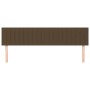 Headboards 2 units of dark brown fabric 80x5x78/88 cm by , Headboards and footboards - Ref: Foro24-346259, Price: 53,89 €, Di...