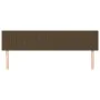 Headboards 2 units of dark brown fabric 80x5x78/88 cm by , Headboards and footboards - Ref: Foro24-346259, Price: 52,47 €, Di...