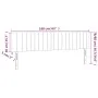 Headboards 2 units of dark brown fabric 80x5x78/88 cm by , Headboards and footboards - Ref: Foro24-346259, Price: 52,47 €, Di...