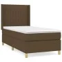 Box spring bed with dark brown fabric mattress 80x200 cm by , Beds and slatted bases - Ref: Foro24-3132108, Price: 329,62 €, ...