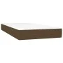 Box spring bed with dark brown fabric mattress 80x200 cm by , Beds and slatted bases - Ref: Foro24-3132108, Price: 329,62 €, ...