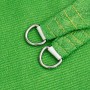 Toldo de vela HDPE verde claro 160 g/m² 2,5x2,5 m