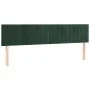 Box spring bed with mattress and LED dark green velvet 160x200cm by , Beds and slatted bases - Ref: Foro24-3134534, Price: 49...