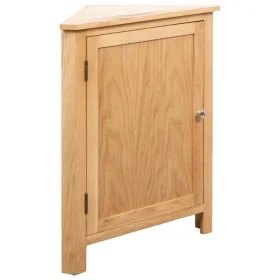 Solid oak wood corner cabinet 59x45x80 cm by vidaXL, Lockers and storage cabinets - Ref: Foro24-247040, Price: 207,35 €, Disc...