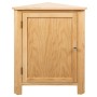 Solid oak wood corner cabinet 59x45x80 cm by vidaXL, Lockers and storage cabinets - Ref: Foro24-247040, Price: 211,60 €, Disc...