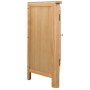 Solid oak wood corner cabinet 59x45x80 cm by vidaXL, Lockers and storage cabinets - Ref: Foro24-247040, Price: 211,60 €, Disc...