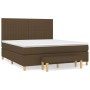 Boxspringbett mit dunkelbrauner Stoffmatratze 180x200 cm von , Betten und Lattenroste - Ref: Foro24-3137336, Preis: 633,75 €,...
