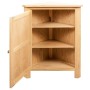 Solid oak wood corner cabinet 59x45x80 cm by vidaXL, Lockers and storage cabinets - Ref: Foro24-247040, Price: 211,60 €, Disc...