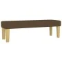 Cama box spring con colchón tela marrón oscuro 180x200 cm de , Camas y somieres - Ref: Foro24-3137336, Precio: 618,41 €, Desc...