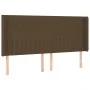 Box spring bed mattress LED lights dark brown fabric 180x200cm by , Beds and slatted bases - Ref: Foro24-3139056, Price: 600,...