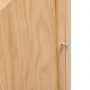 Armario de esquina de madera maciza de roble 59x45x80 cm de vidaXL, Taquillas y armarios de almacenamiento - Ref: Foro24-2470...
