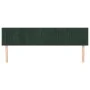 Kopfteile 2 Einheiten aus dunkelgrünem Samt 80x5x78/88 cm von , Kopf- und Fußteile - Ref: Foro24-346267, Preis: 64,24 €, Raba...