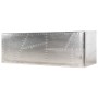 Silberner Flugzeugflügel-Schreibtisch aus Metall, 112 x 50 x 76 cm von , Schreibtische - Ref: Foro24-284414, Preis: 399,47 €,...