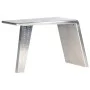 Silberner Flugzeugflügel-Schreibtisch aus Metall, 112 x 50 x 76 cm von , Schreibtische - Ref: Foro24-284414, Preis: 390,41 €,...